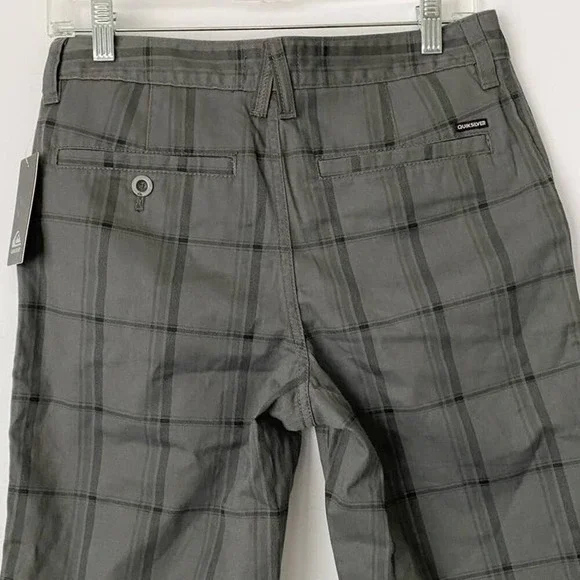Quiksilver Gray Plaid Hybrid Shorts - Picture 6 of 13